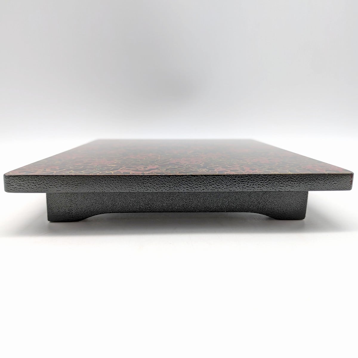 津軽塗（唐塗）バカ塗り・置物台・飾り台・花台・漆器・No.230929-13