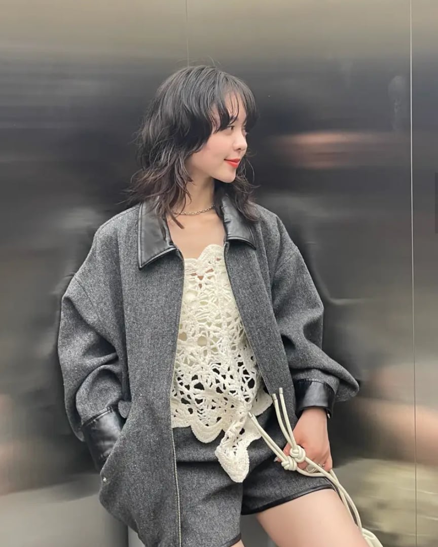 AMERI】UND TWEED WORK DETAIL BLOUSON (0225206610530) | CLOAK&CO EC