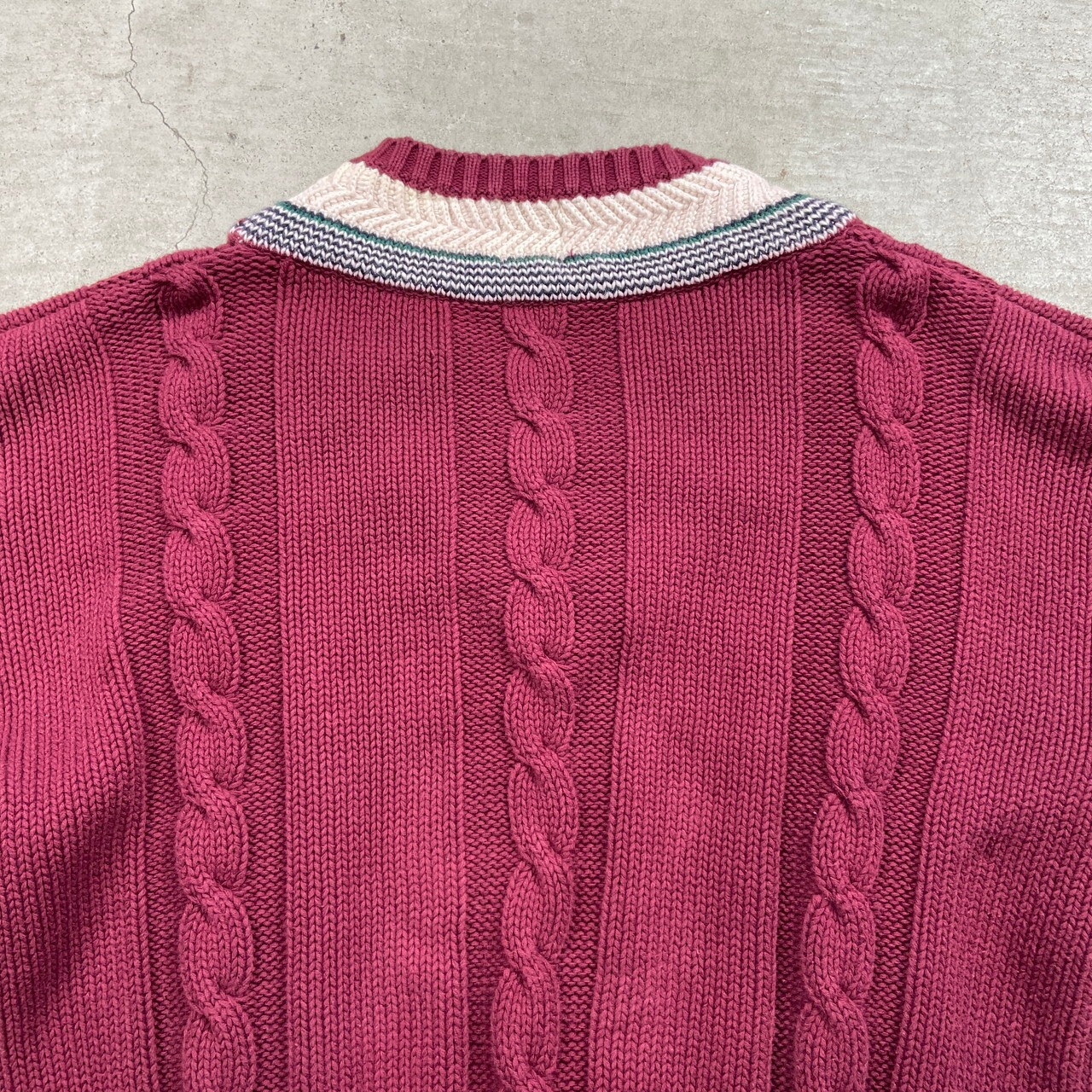 90年代 GAP オールドギャップ コットンニットセーター チルデンニット 