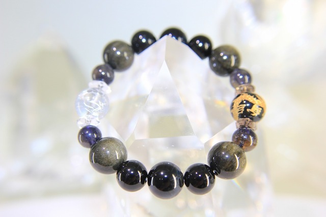 龍王✨オニキスの金龍ブレスレット✨