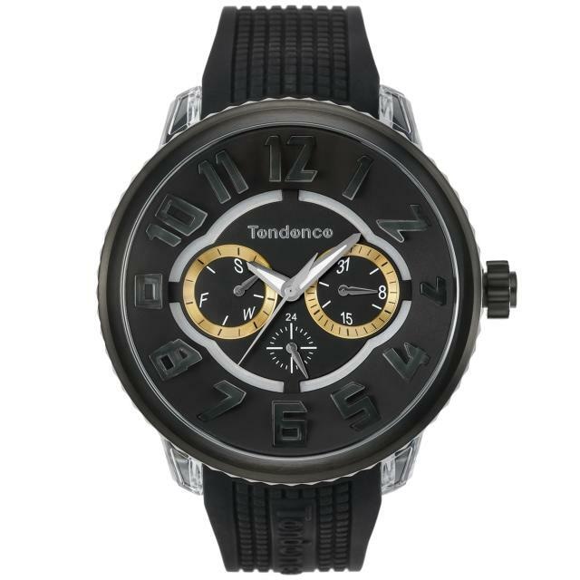 【Tendence テンデンス】TY562001 FLASHフラッシュ（ブラック）／国内正規品 腕時計