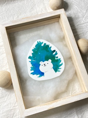 白くまステッカー◎樹の声