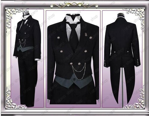 漫尚cosplay黒執事 クロード・フォースタス 燕尾服 コスプレ衣装 (男