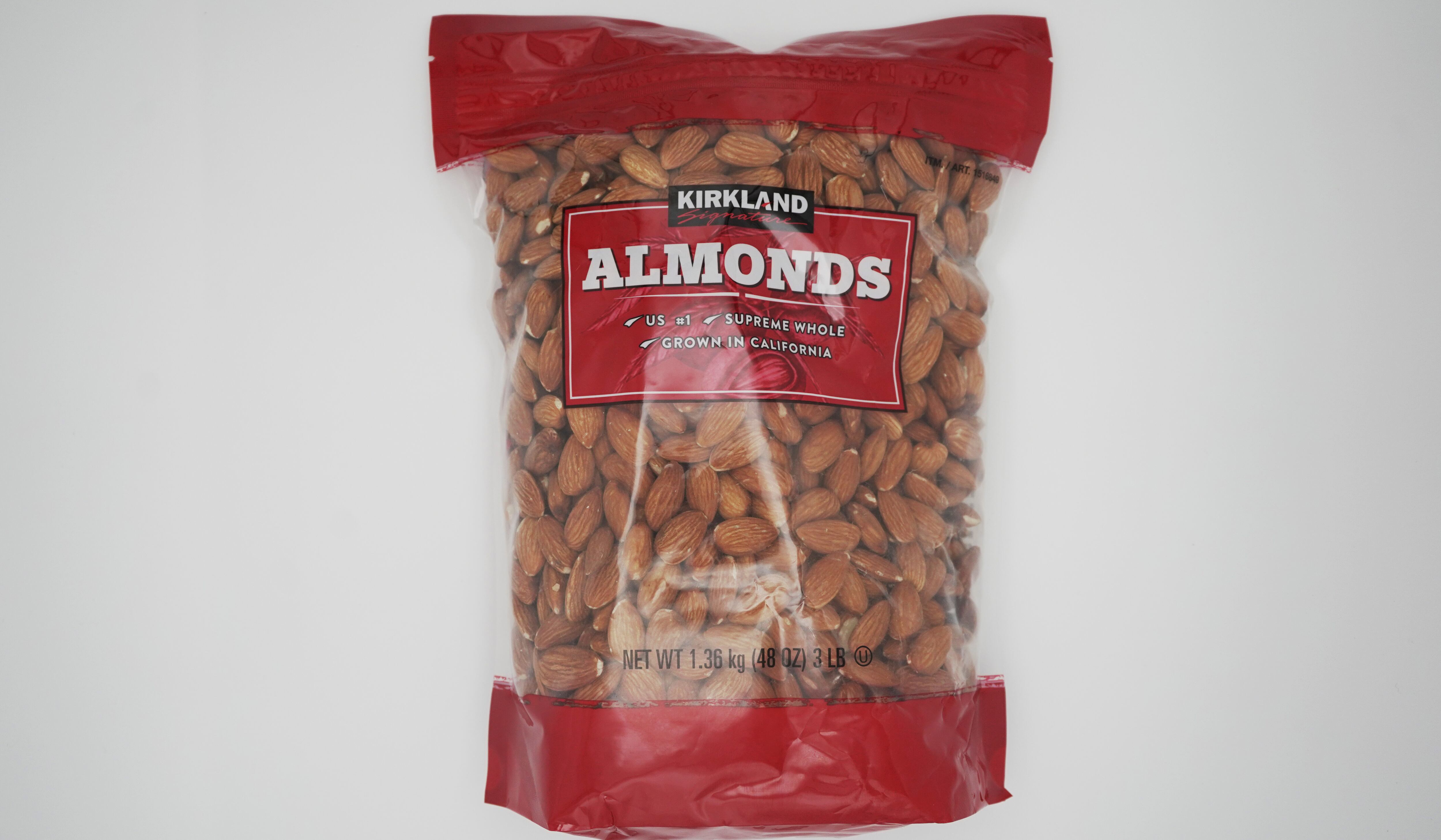 KS 生アーモンド(無塩)1.36㎏