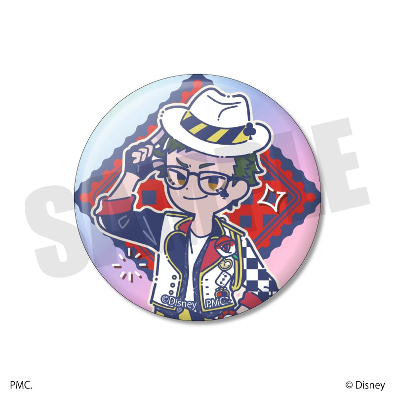 ディズニーツイステッドワンダーランド れとぽぷ オーロラ缶バッジ Vol