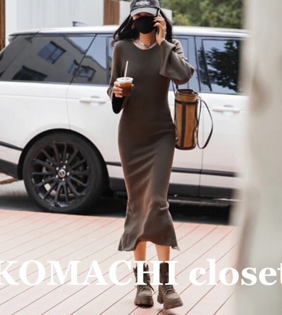 【送料無料】 Vネックウールスリムロングドレス ニットロングワンピース バックスリット 楽ちん 長袖 韓国 レディース オルチャン 無地 スリムフィット ベルスリーブ ロング丈 ラフ 春 秋 ラウンドネック 通学 休日 シンプル クール お洒落 オシャレ カジュアル 大人カジュアル 楽ちんコーデ 大人可愛い 20代 30代 40代 脚長効果 公園 ママ こなれ感 普段使い ロング丈 Vネック ウール 長袖ワンピース 女性らしい 襟無し オフィスカジュアル 旅行 体型カバー スタイルアップ