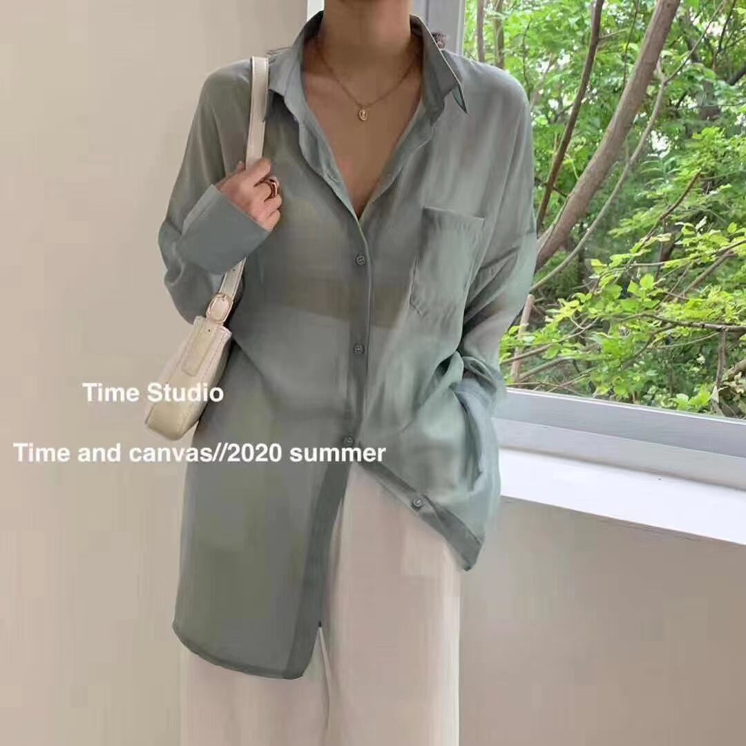 11color　シアーシャツ　AJ2205-926