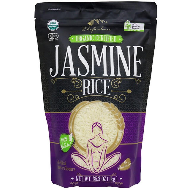 シェフズチョイス オーガニック ジャスミンライス 1kg Organic Jasmin Rice