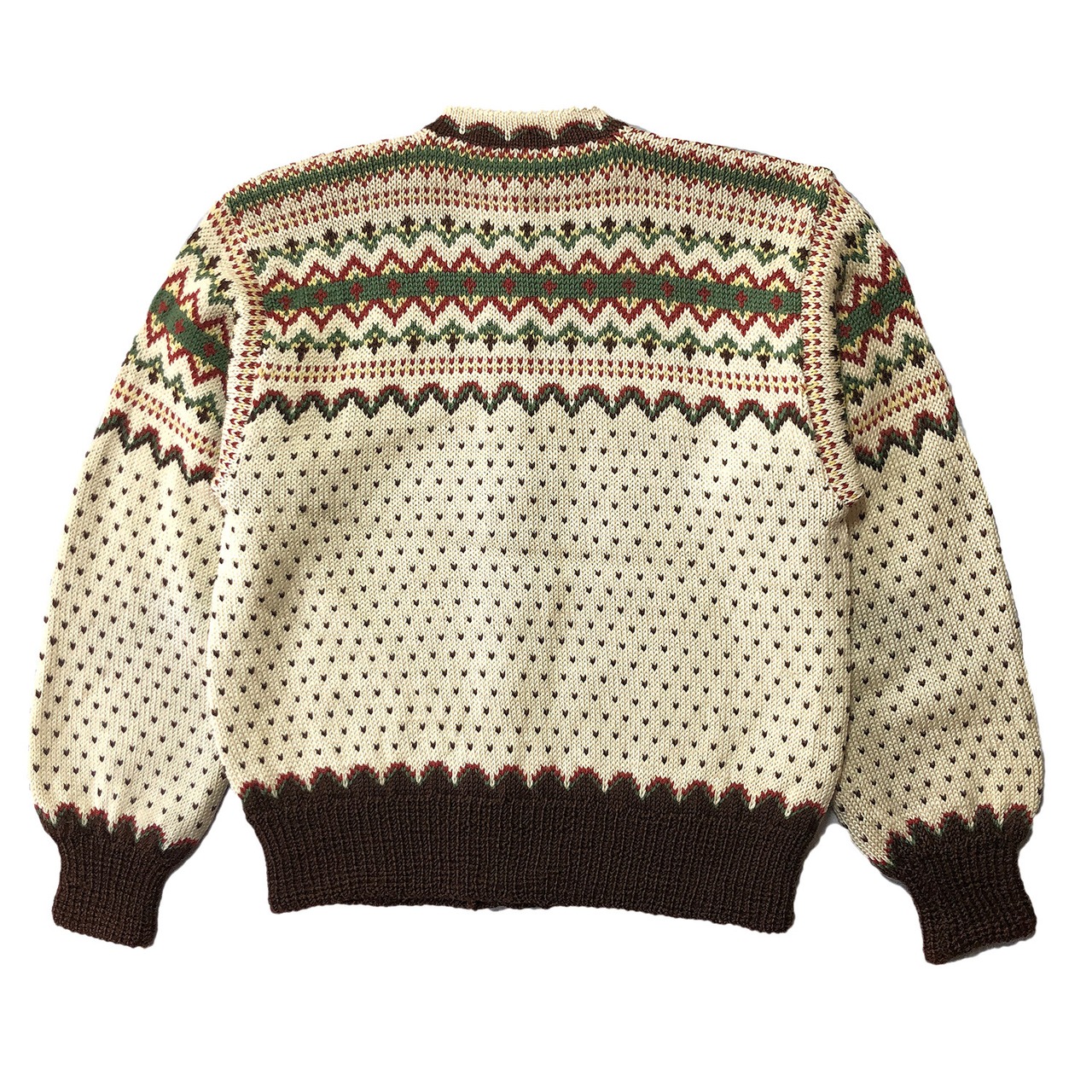 70S ヴィンテージ ノルウェー製 ハンドニット ノルディック 