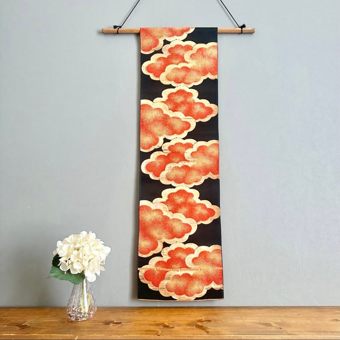 ハンドメイド　着物　リメイク　マルチカバー　or タペストリー　サステナブル Amazon.co.jp: lunarableパッチワークタペストリー、キルト