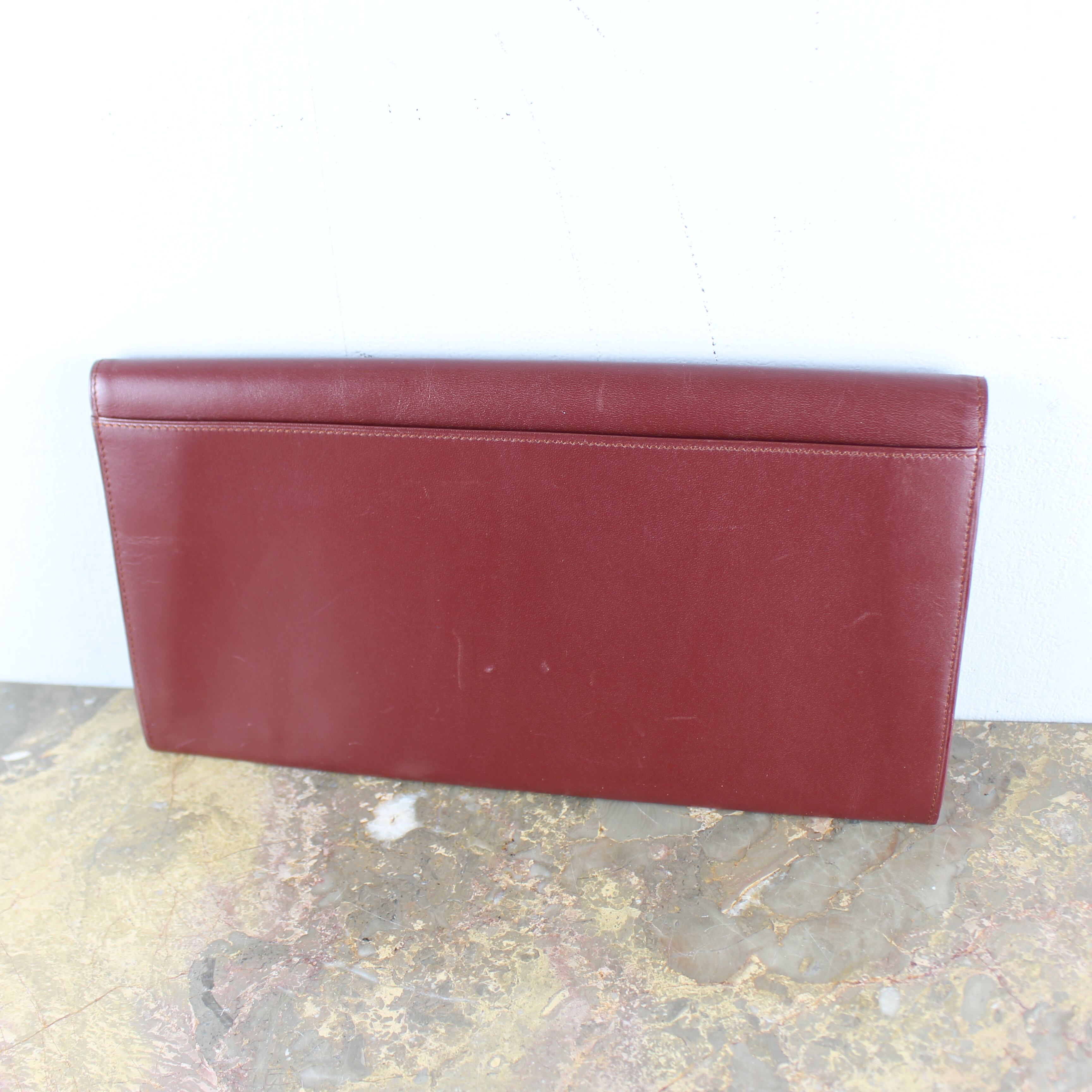 Cartier MUST LINE LEATHER CLUTCH BAG/カルティエマストラインレザー