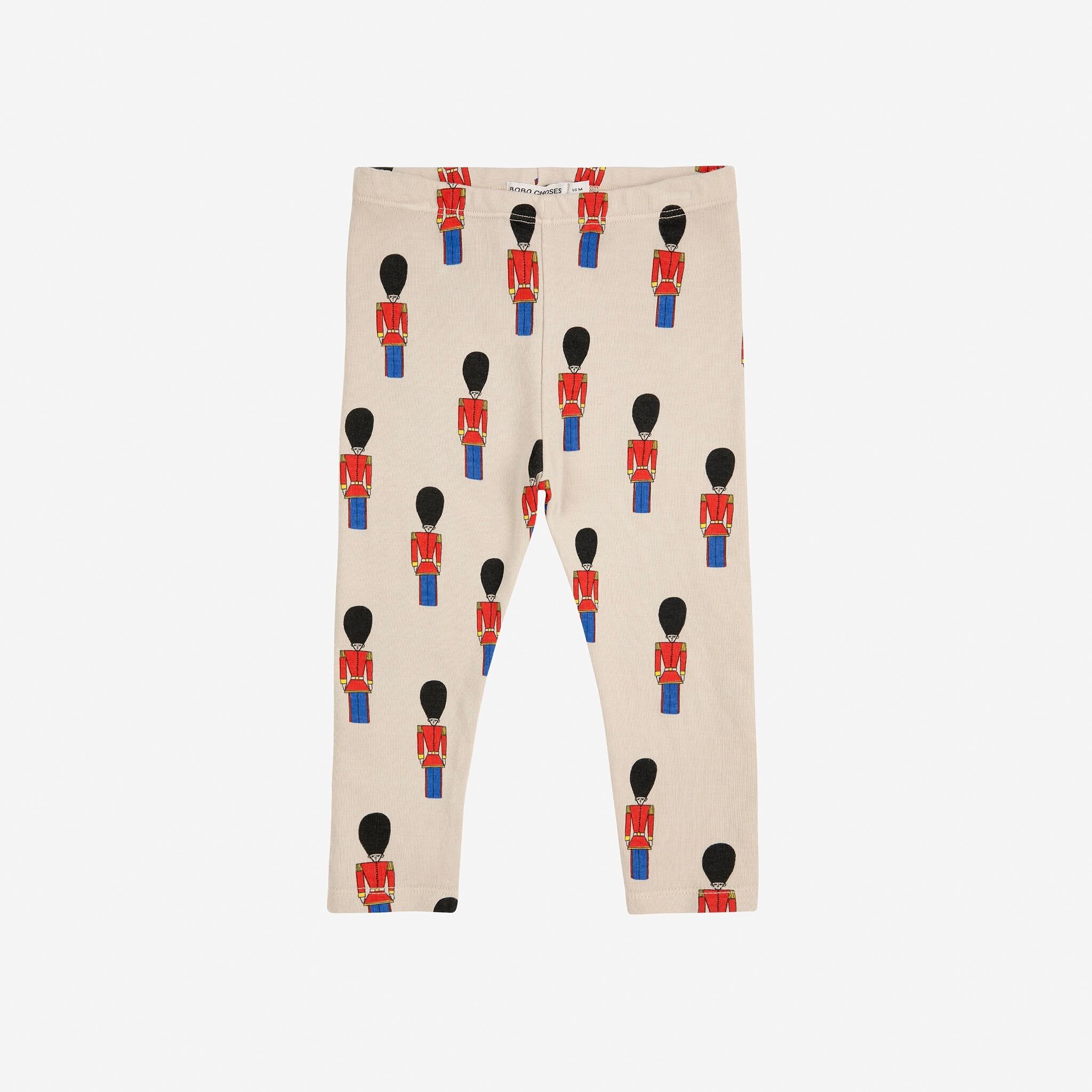 《BOBO CHOSES 2024AW》Little Tin Soldiers all over leggings / 12-24M