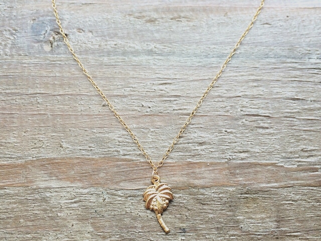 14kgf necklace”palmtree”