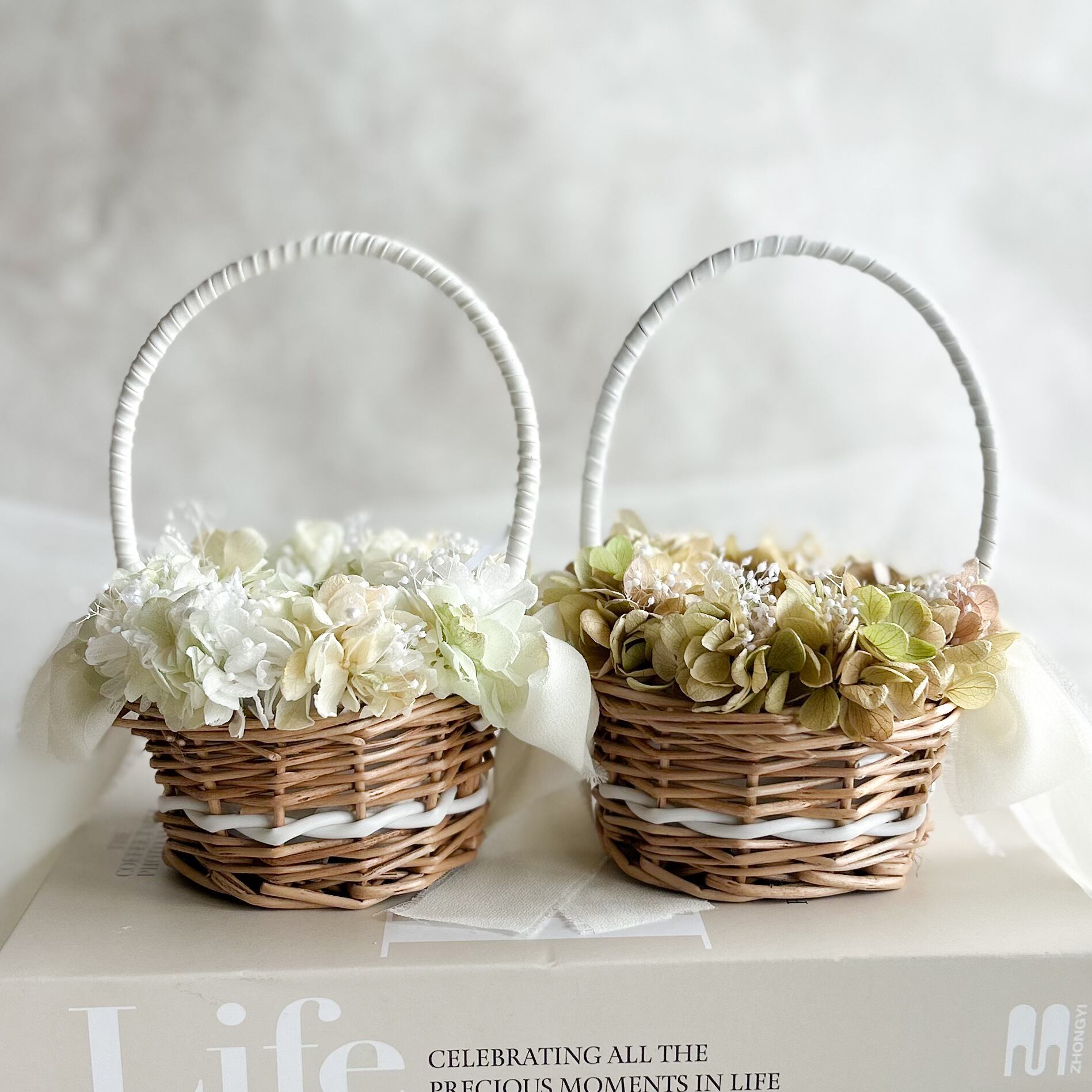 Right forest green ringpillow set (2人用)