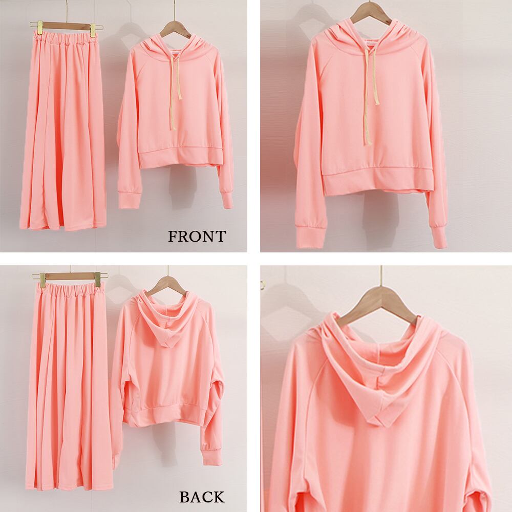 PELLICULE パーカー スカート セットアップ 未開封 white 【公式通販】