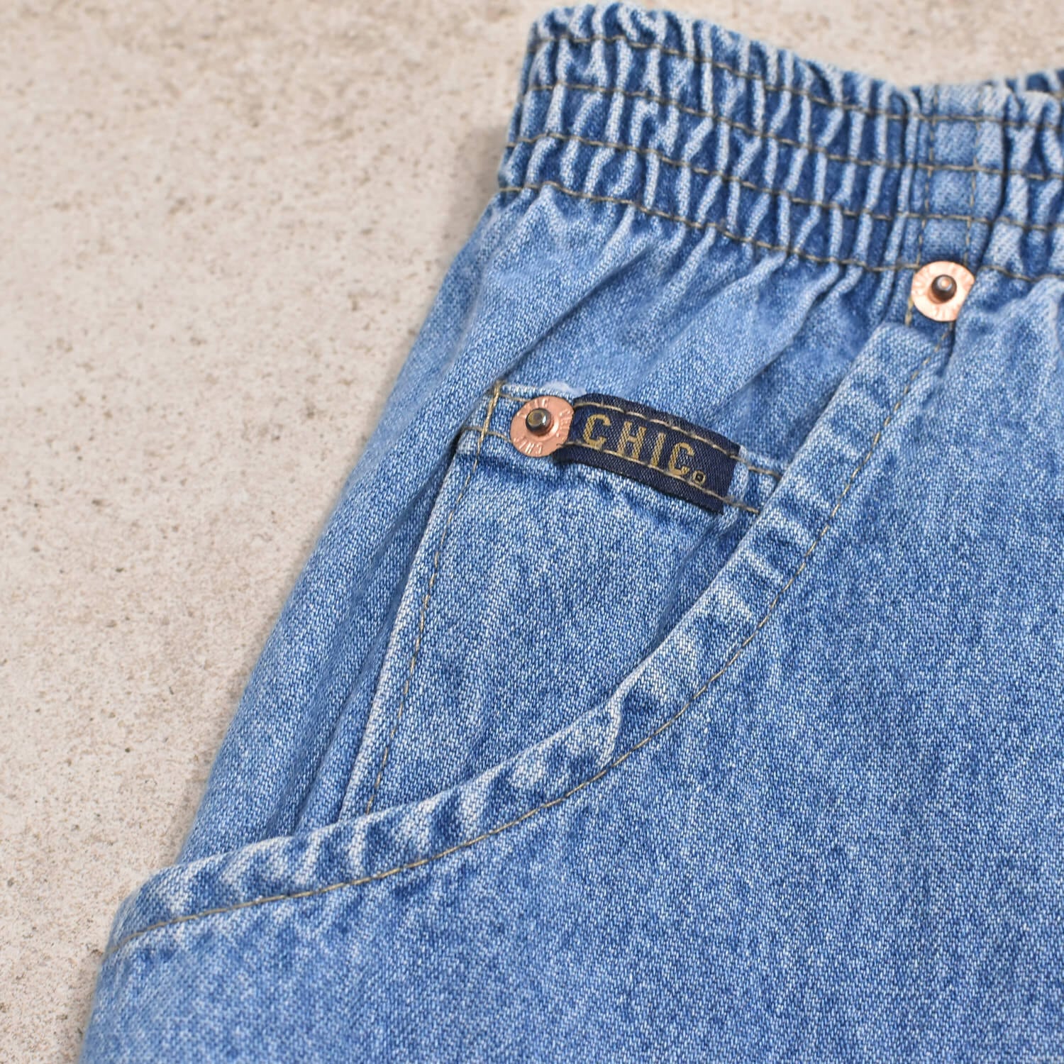 90～00s CHIC denim easy pants | 古着屋 grin days memory 【公式