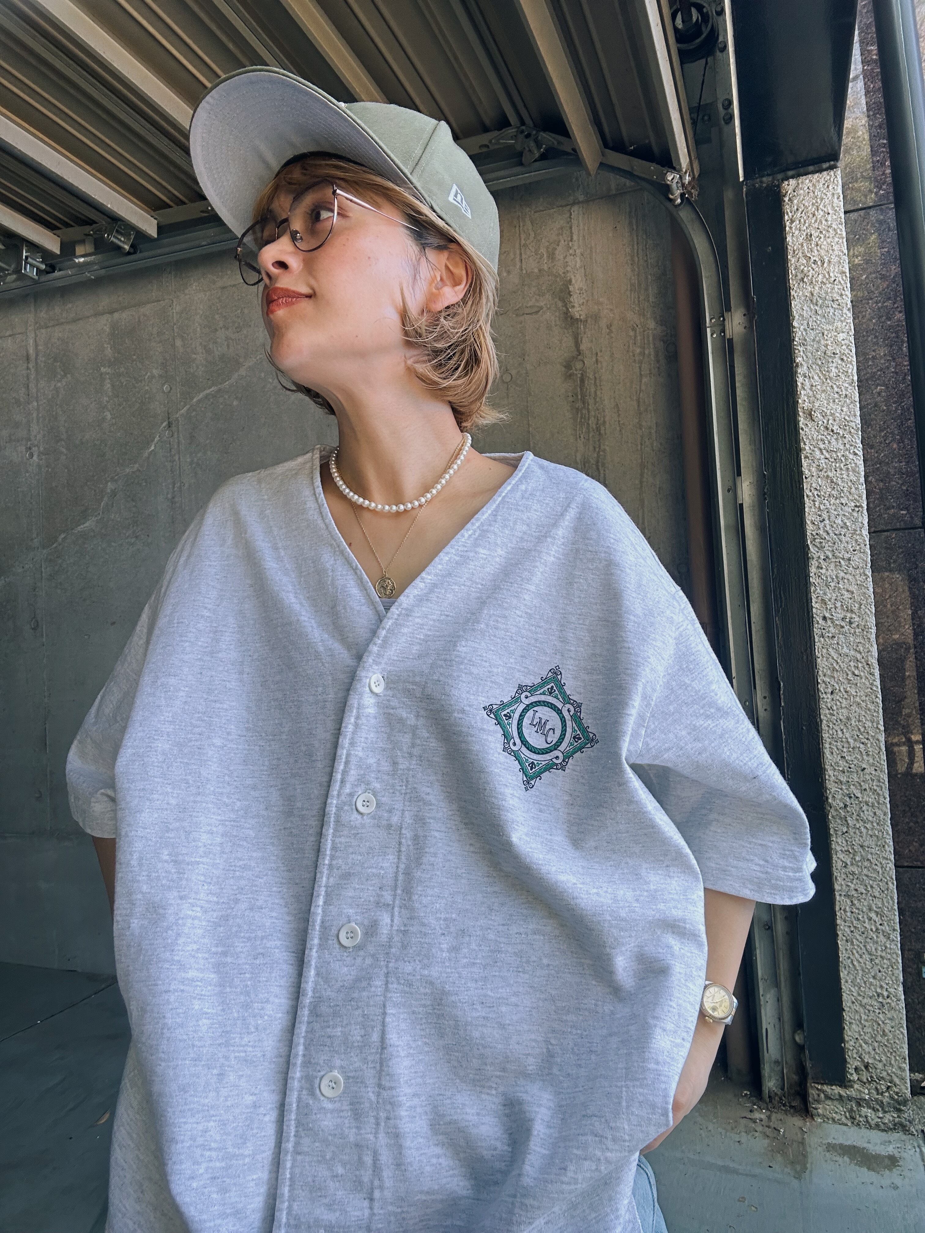 (CS1825)cotton baseball game shirt made in USA