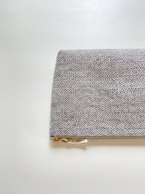 【20cm】Hand-woven  pouch / bird's-eye