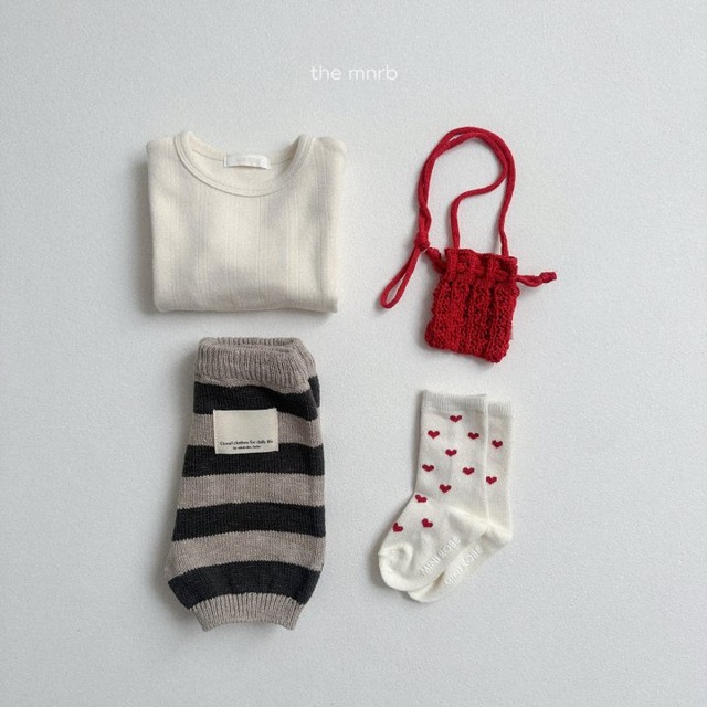 minirobe26su_Heart Socks Tri-Species Set