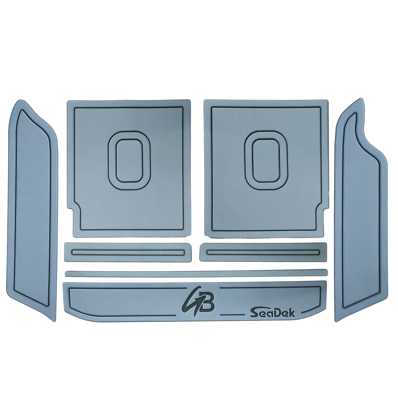 GBラゲッジマット SeaDek®素材 【GBデザイン】ダークグレー×ブラック