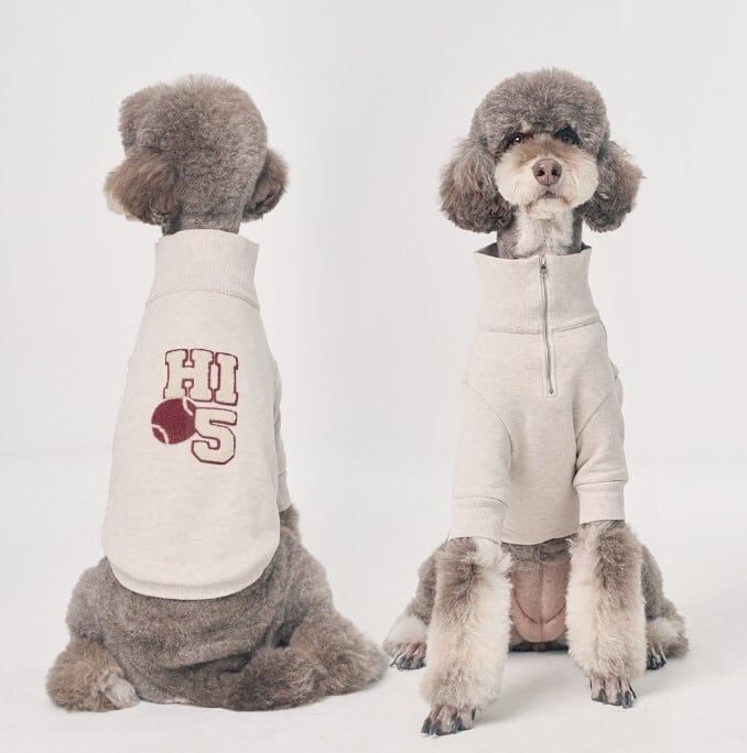 予約【HIFIVE】Tennis Half Zipup《oatmeal》