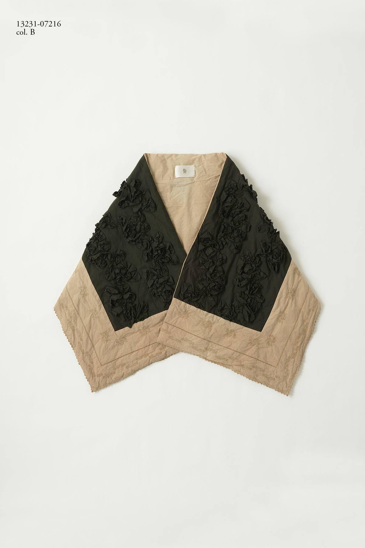 GASA 13231-07216 大判刺繍ストール Embroidery shawl | lucerluca GASA 13231-07216 大判刺繍ストール Embroidery shawl | lucerluca