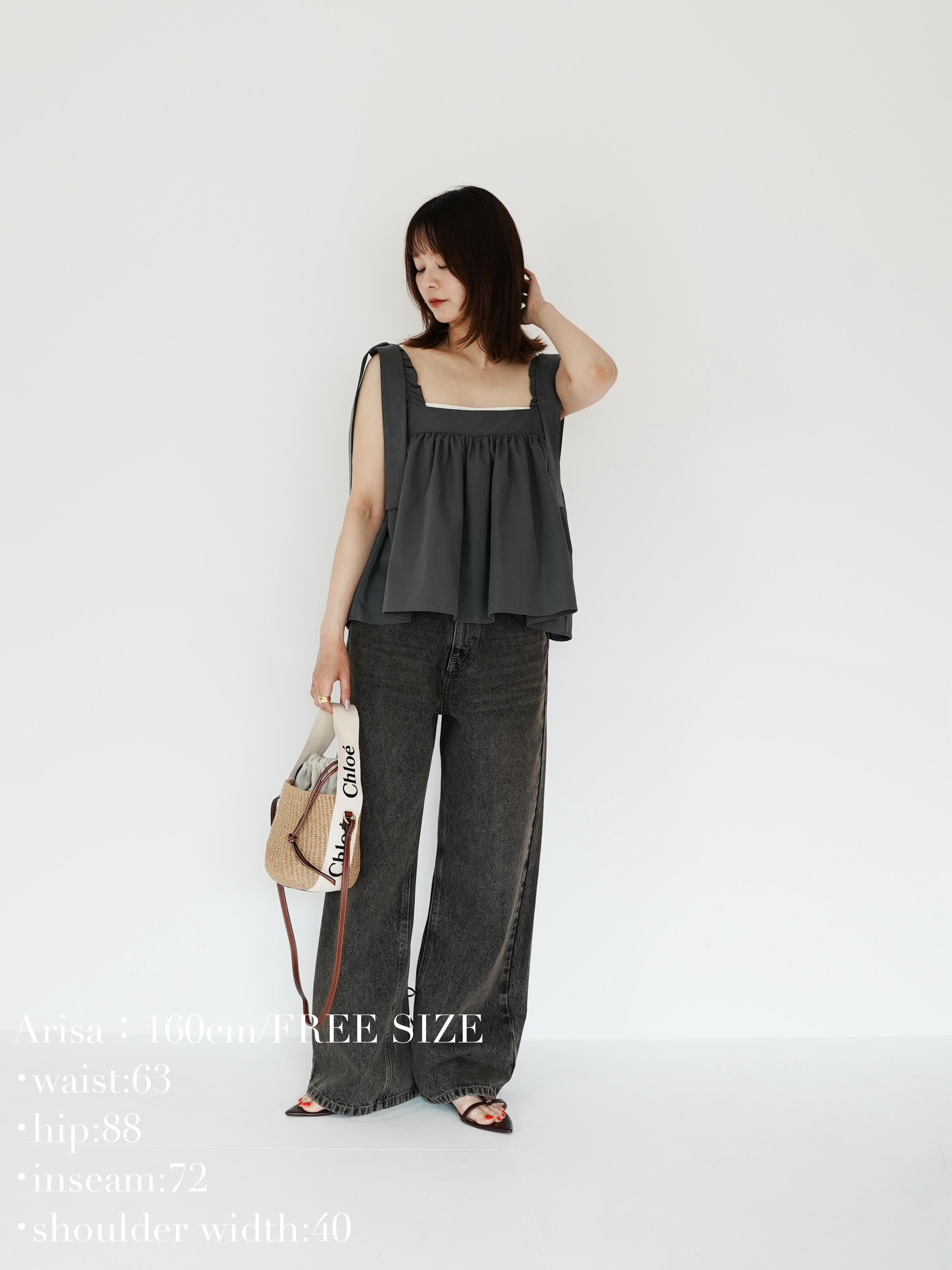 bicolor ruffle tops | Katrin TOKYO