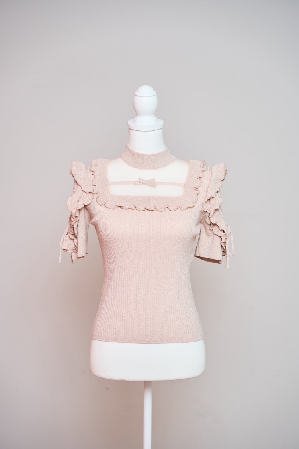 きらきらフリルサマーニット | meltie