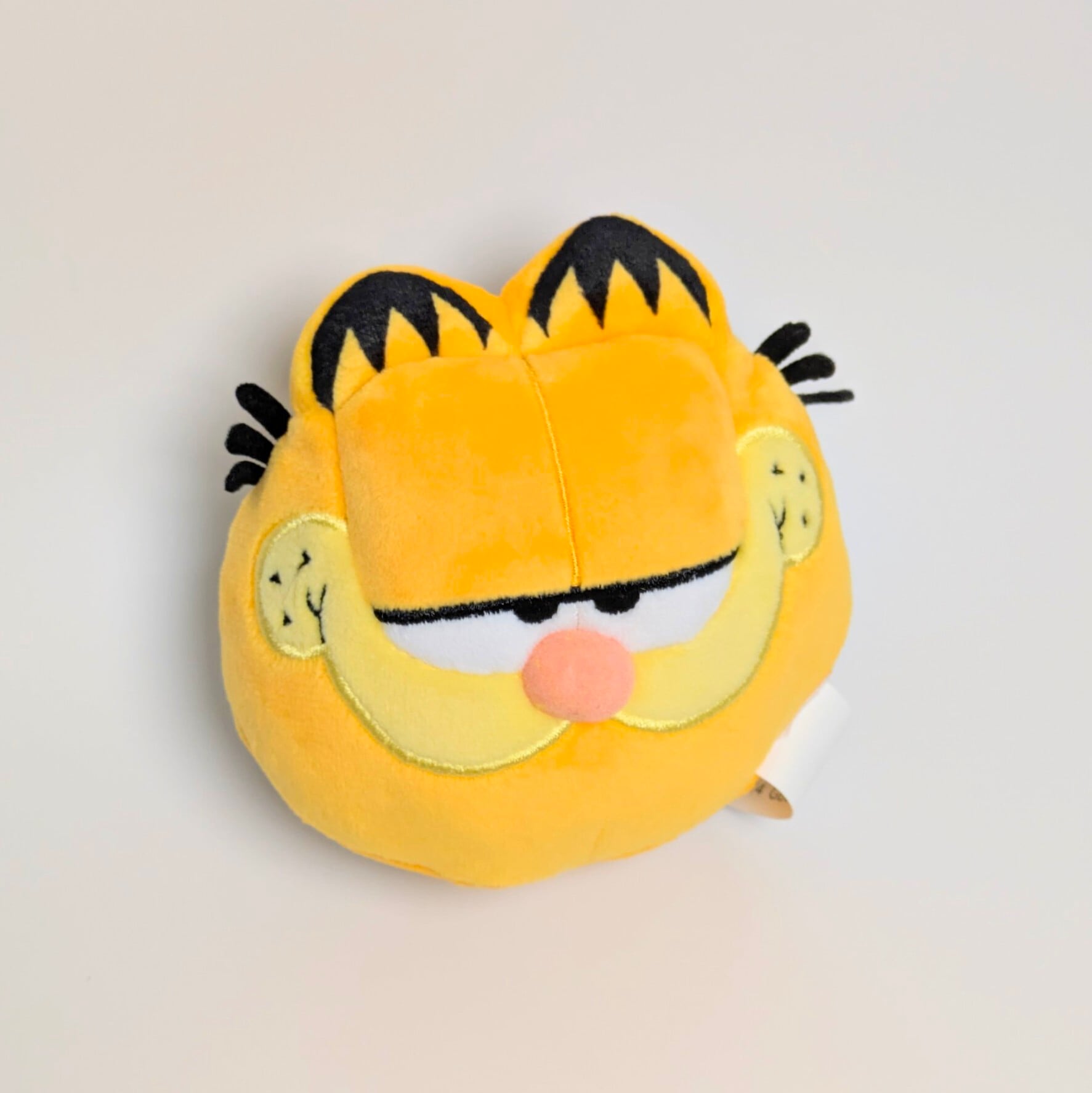 ♧【 Garfield ( ガーフィールド ) 】 HEADぬいぐるみキーホルダー / plush keyholder〚アメリカン雑貨 アメトイ〛