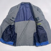 MALE & CO. メイルアンドコー COOL&LIGHT ウォッシャブル セットアップ スーツ 96-86-170/グレー/パンツ2本