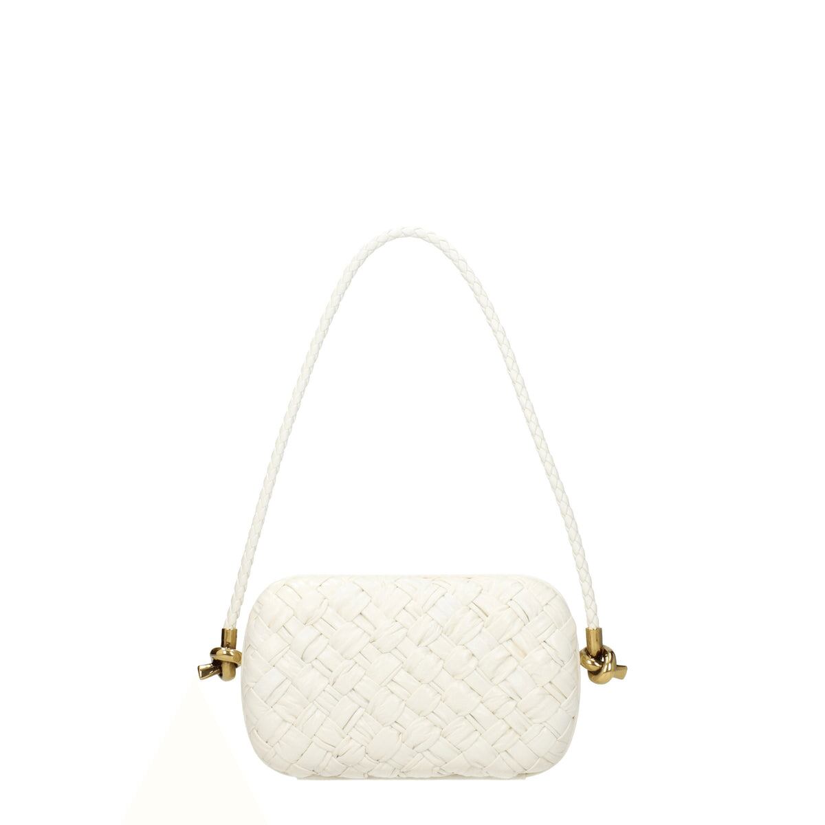 【新品】BOTTEGA VENETA ボッテガヴェネタ レディース ショルダーバッグ レザー ホワイト 717623V2H419233