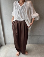 【25aw】Balloon Shirring Blouse_onecolor