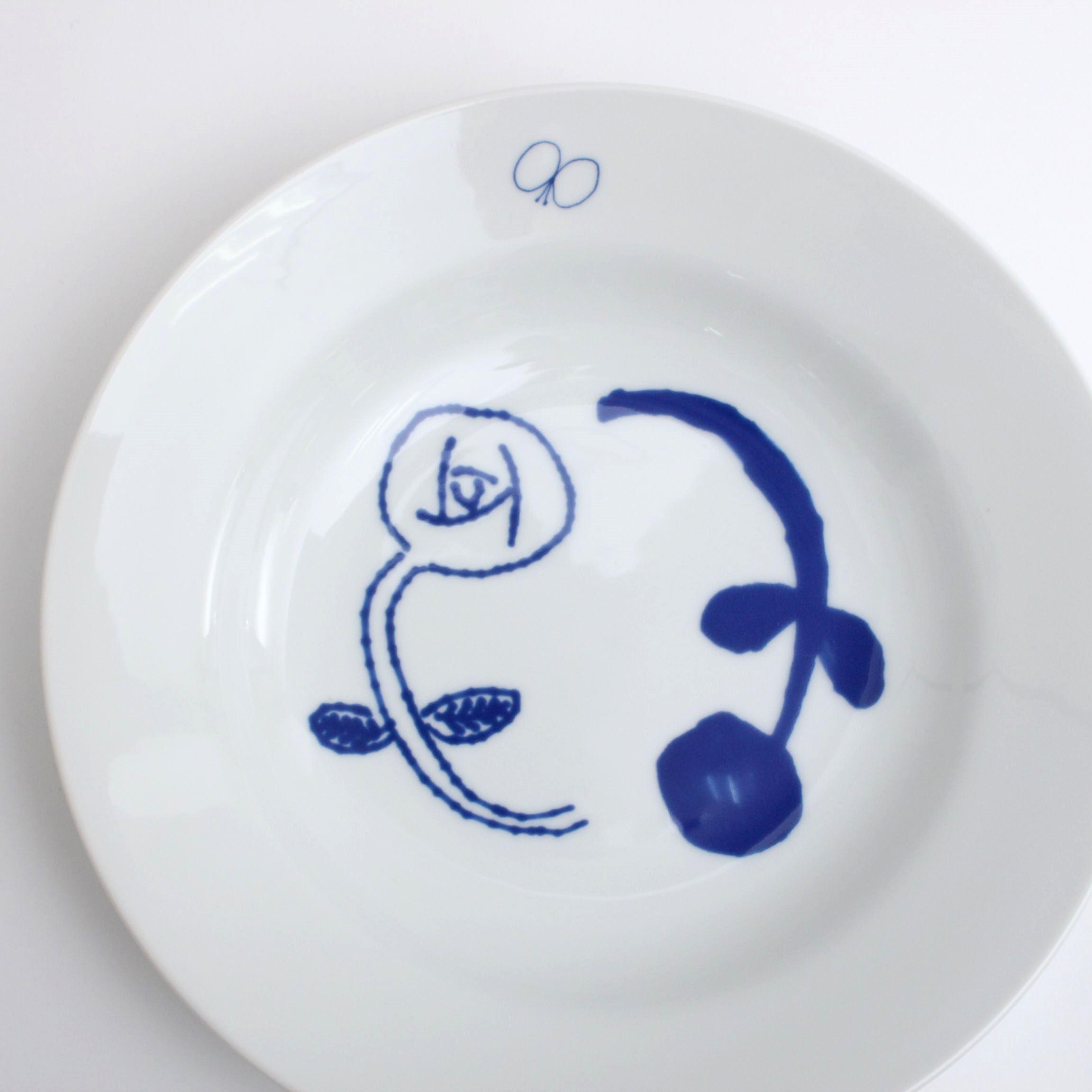 minä perhonen×PASS THE BATON / Remake tableware Deep Plate