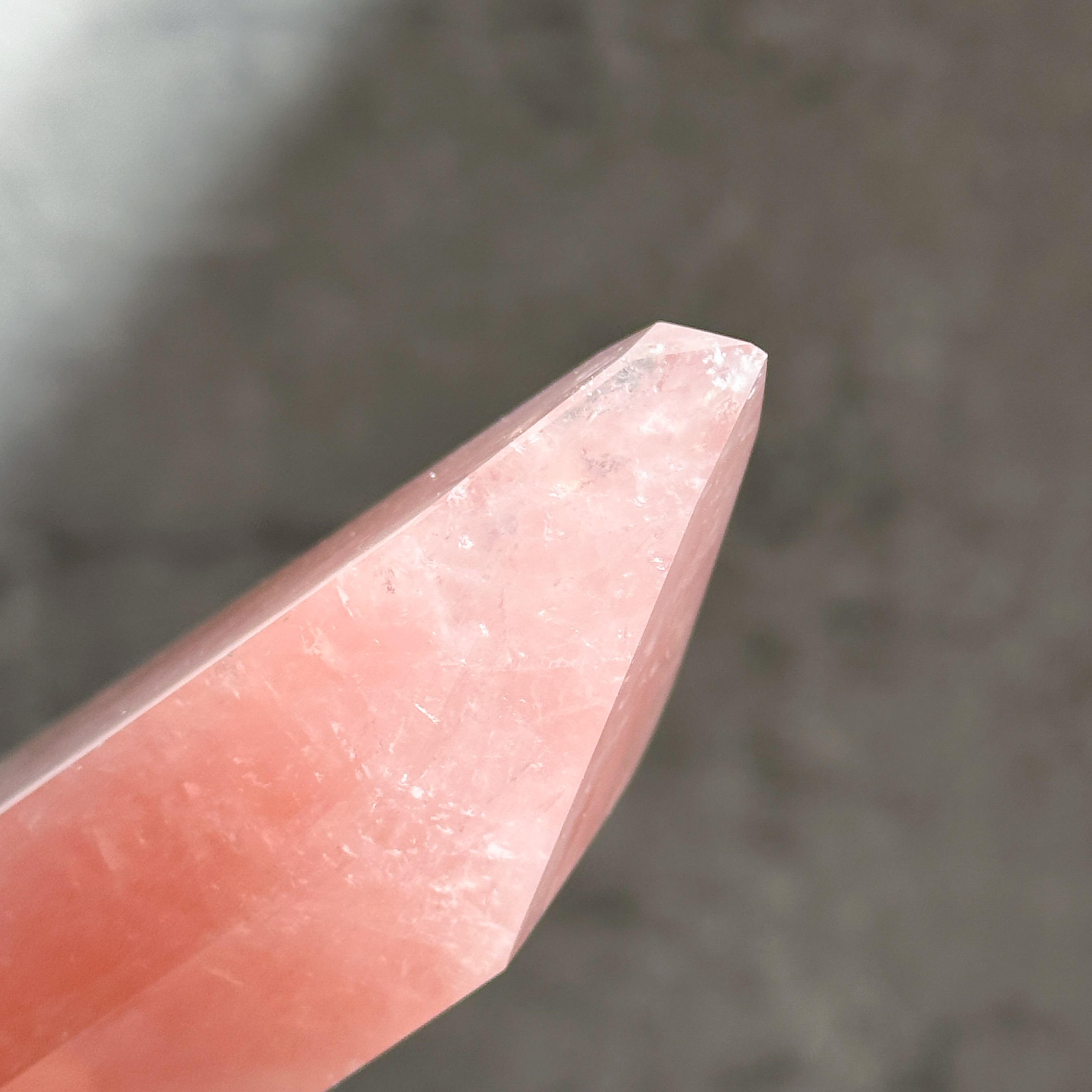 Big【高品質】バイーア産ローズクォーツ タワー14◇ Rose Quartz