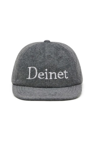 [DEINET] FLEECE ZIGZAG LOGO CAP IN CHARCOAL 正規品 韓国ブランド 韓国通販 韓国代行 韓国ファッション デイネット ダイニット 日本 店舗