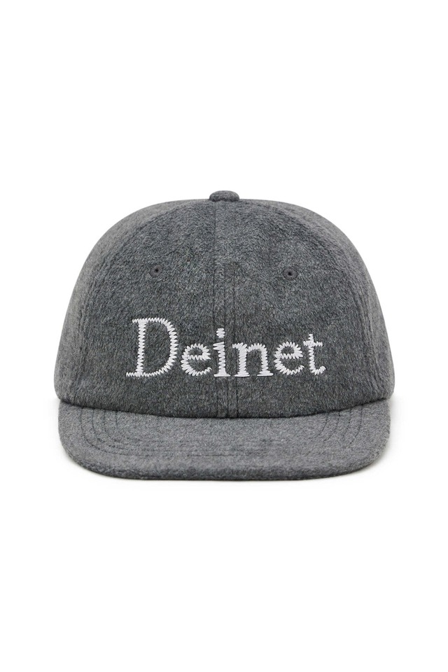 [DEINET] FLEECE ZIGZAG LOGO CAP IN CHARCOAL 正規品 韓国ブランド 韓国通販 韓国代行 韓国ファッション デイネット ダイニット 日本 店舗