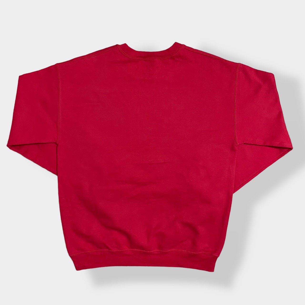 【GILDAN】COTTON HEADED NINNY MUGGINS ロゴ プリント スウェット トレーナー プルオーバー M レッド US古着