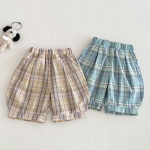 【BABY&KID】夏新作　チェックパンツ