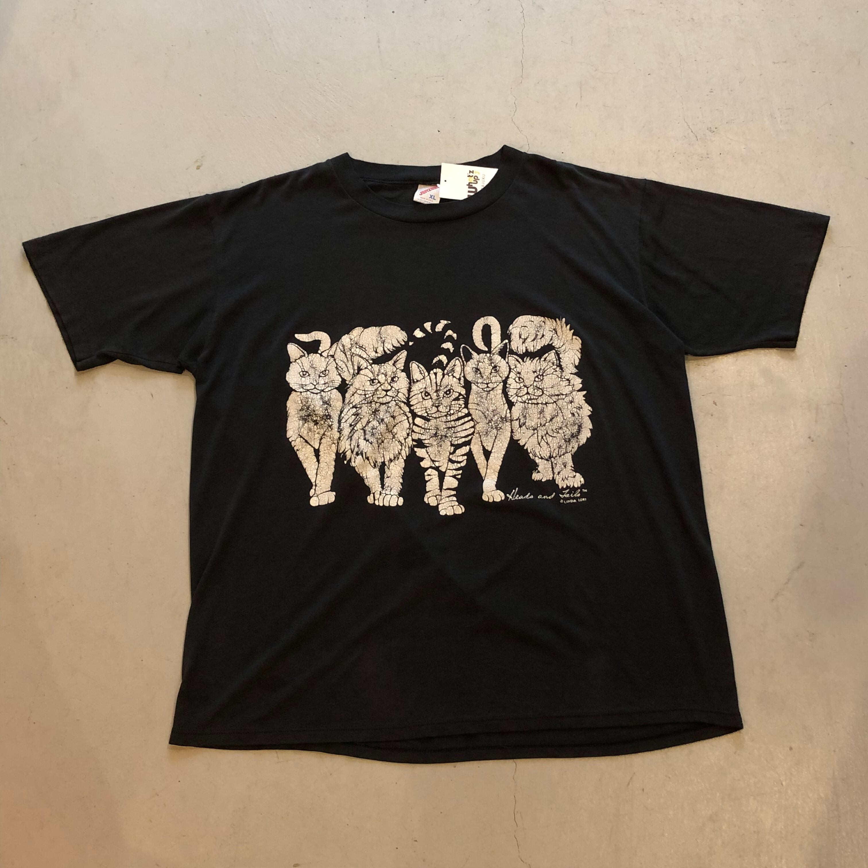 80s〜90s LINDA LOLI cat art t-shirt【高円寺店】 | What'z up