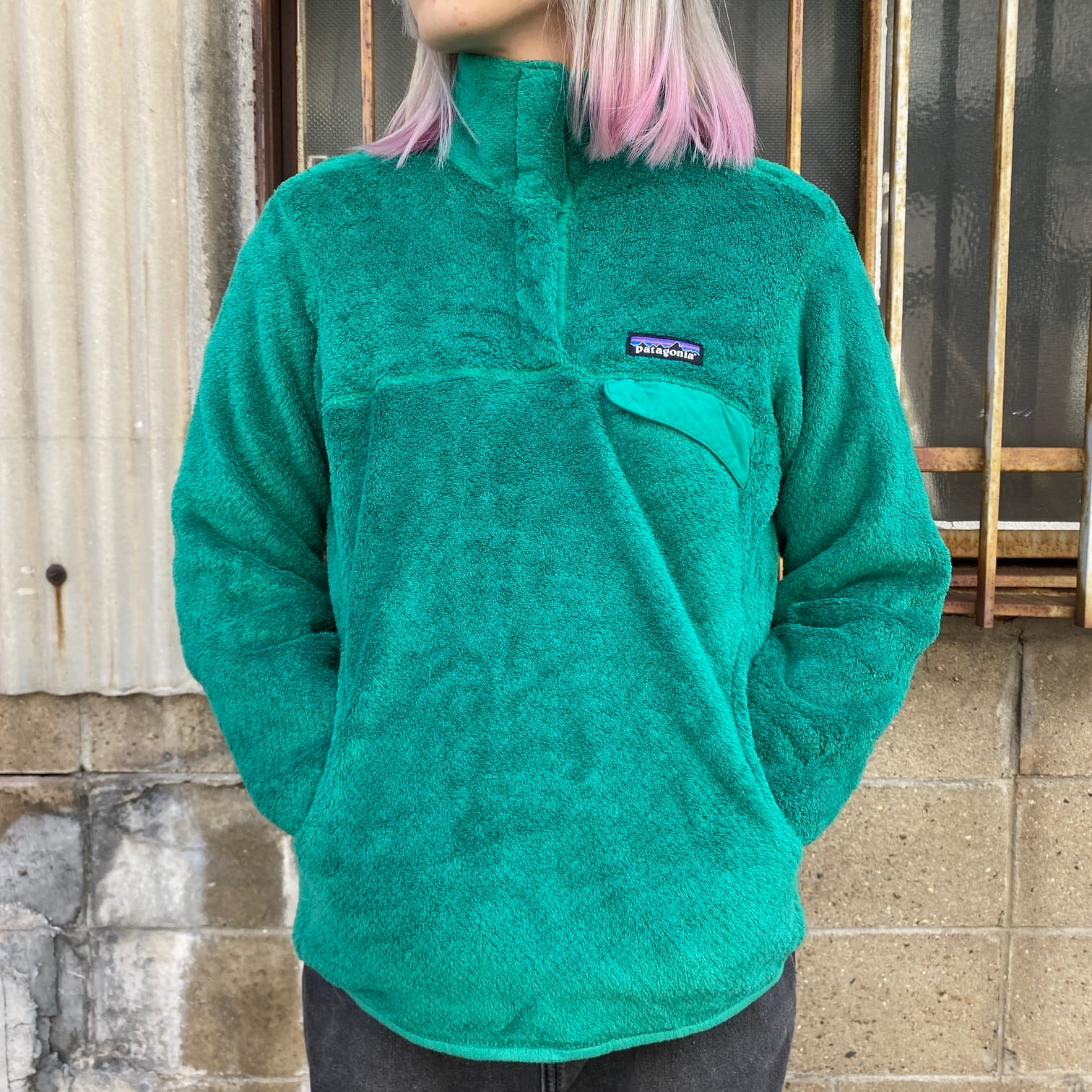 patagonia フリーストレーナー しろし M オリーブグリーン 売買された 