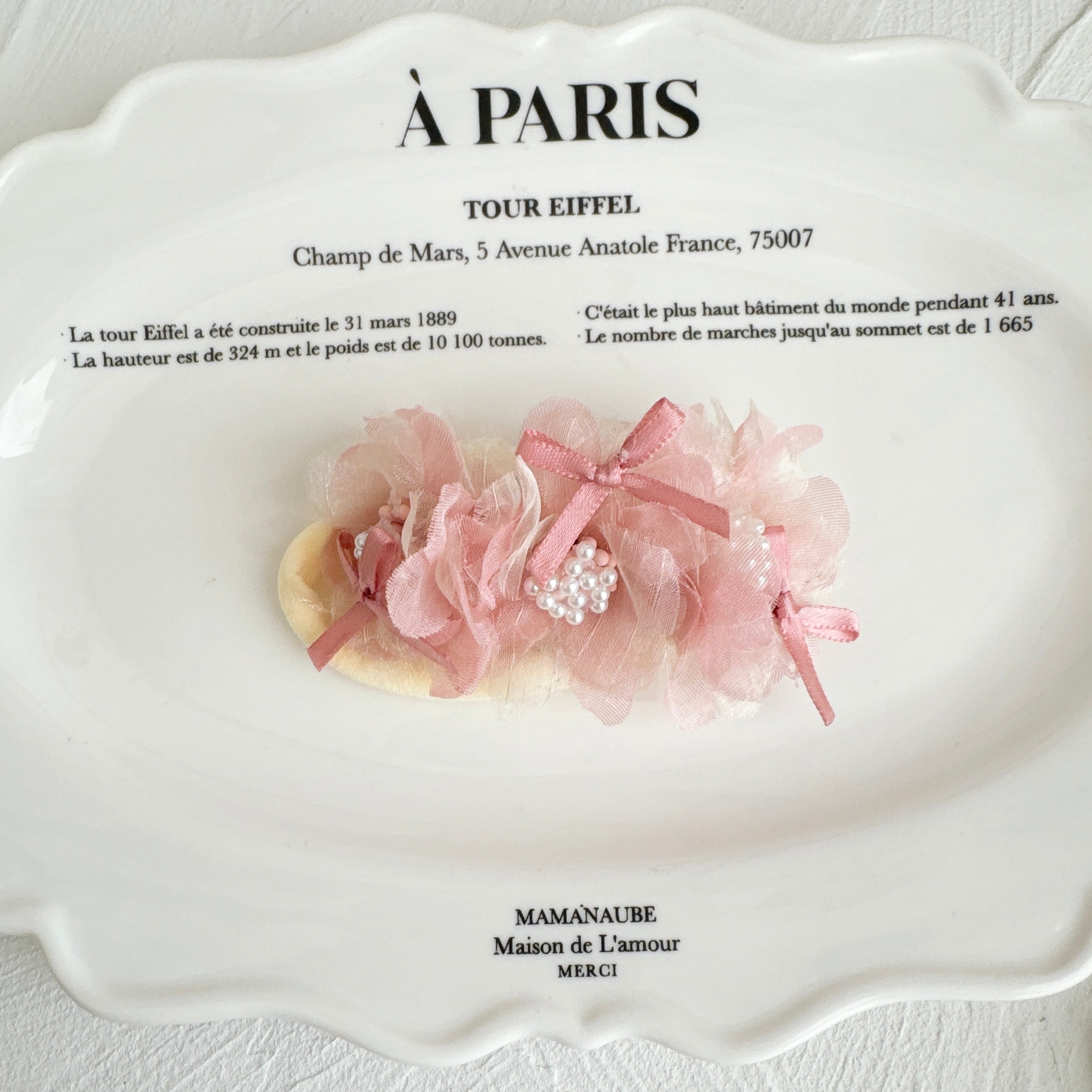 シフォンフラワーヘアバンド