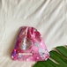 【オーダーOK】入園入学給食袋コップ入れ巾着★53いろコレお城のプリンセスユニコーンPピンク
