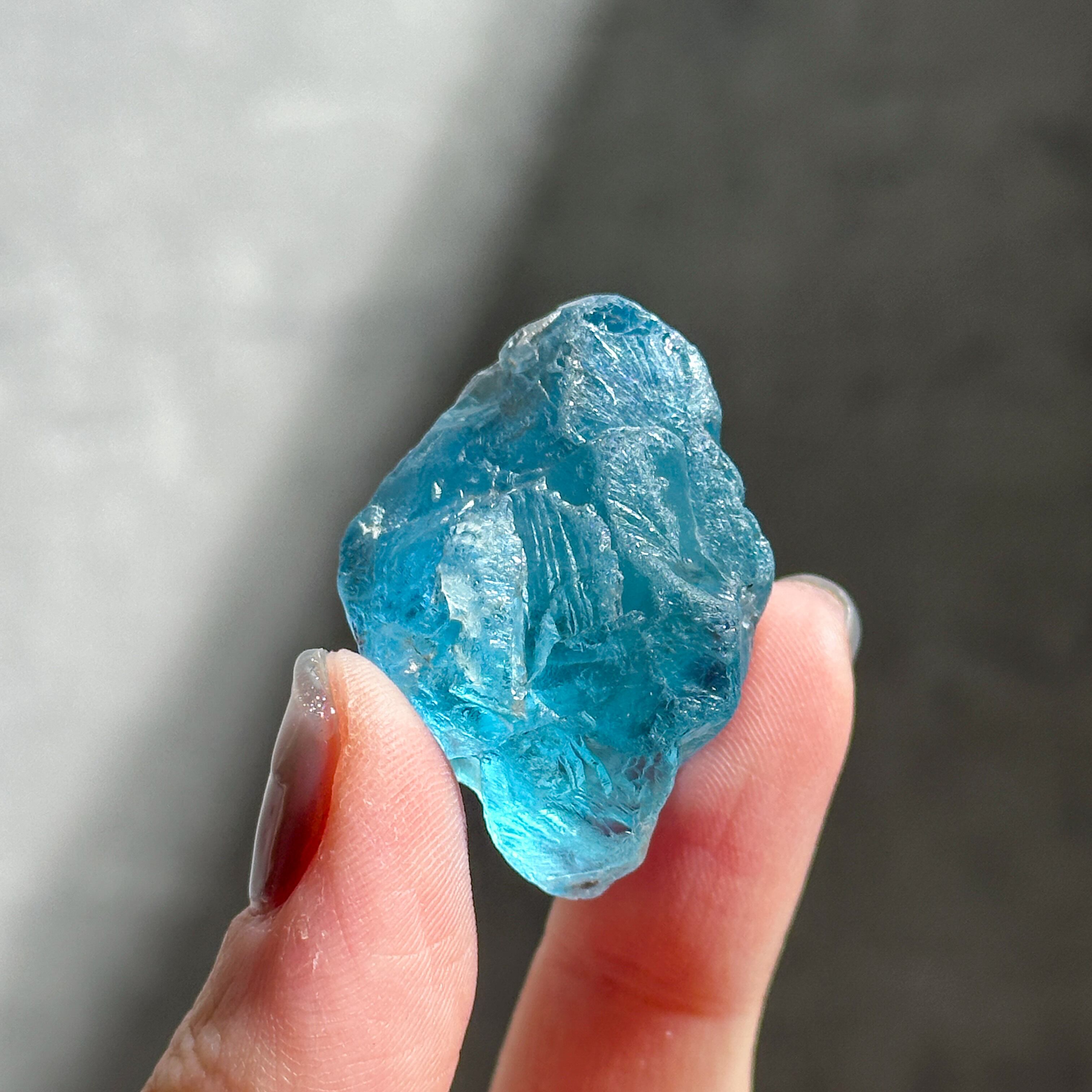 ブルー　フローライト（極上） ブルーフローライト 原石32◇ Blue Fluorite ◇天然石・鉱物