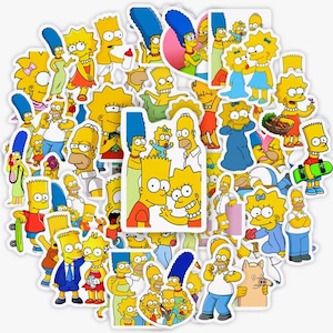 送料無料!【 The Simpsons / シンプソンズ 】【2】STICKER(ステッカー)50枚SET 〚アメリカン雑貨 アメトイ〛