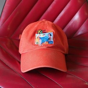 90's TLC 1992 CROSS COLOURS Cotton Strapback Cap One size クロスカラーズ キャップ オレンジ