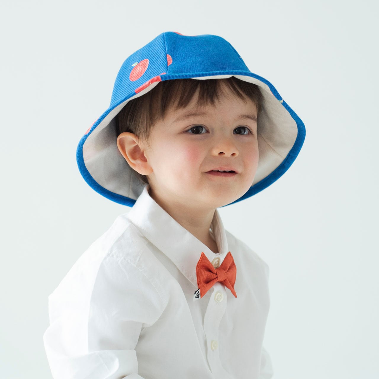 チューリップハット【リンゴ】48cm ブランド 夏 子供 帽子 赤ちゃん