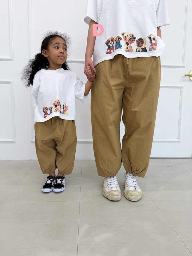 【取寄】dress monster|half banding pants (mom)|ハーフゴムパンツ(ママ)|FREE|mom|26 autumn