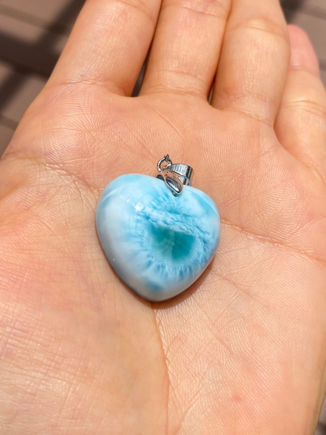 ラリマーブレスレットハートカット 【公式通販】