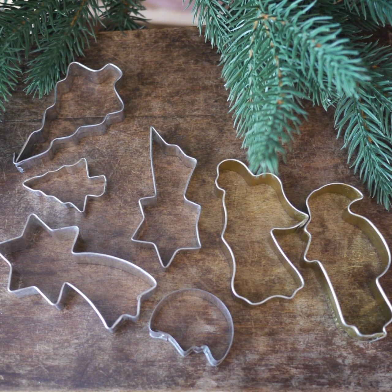ヴィンテージ クッキー型 天使 モミの木 流れ星 西ドイツ