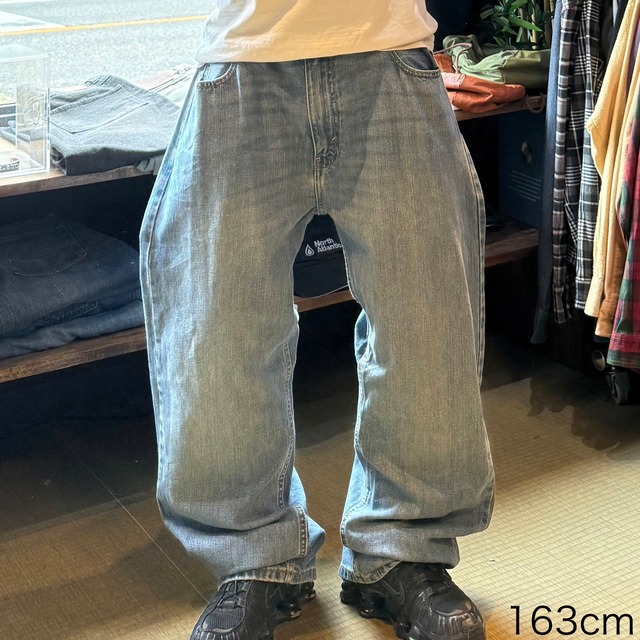 【W38×L30】Levi's569   デニムパンツ　革パッチ